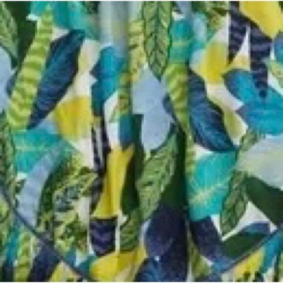 Aerie Halter Beach Maxi Sundress Marbled Blue - Picture 6 of 11